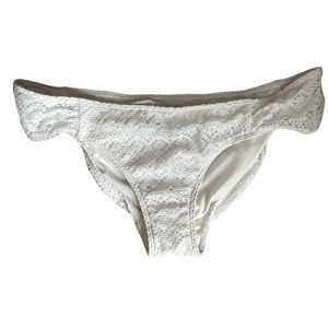 Victoria's Secret White Crochet Bikini Bottom